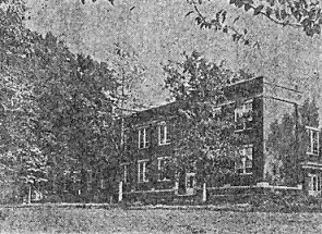 Rockport High School after the new addition in 1924-25