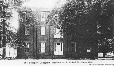 Rockport High School around 1908