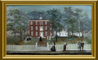 Painting of Rockport High School