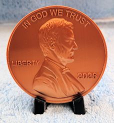 3D Lincoln Penny